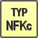Piktogram - Typ: NFKc